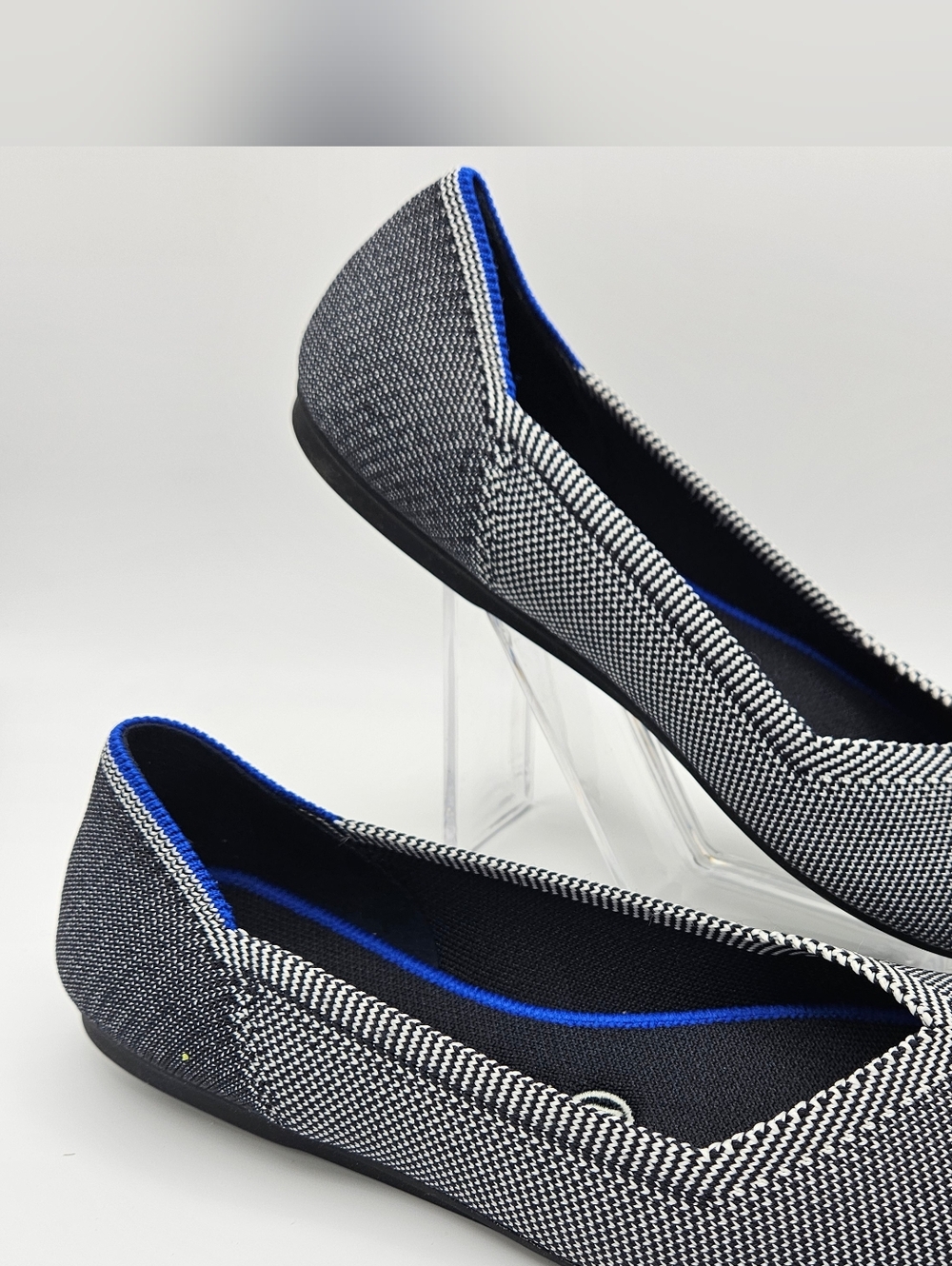 NIB Rothy's Flats In Grey Birdseye Size 7 - Picture 2 of 7